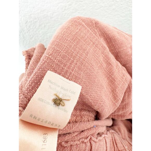 Marine Layer Elle Relaxed Crop Pants Size Medium Rust Orange Preppy Minimalist - Picture 6 of 13